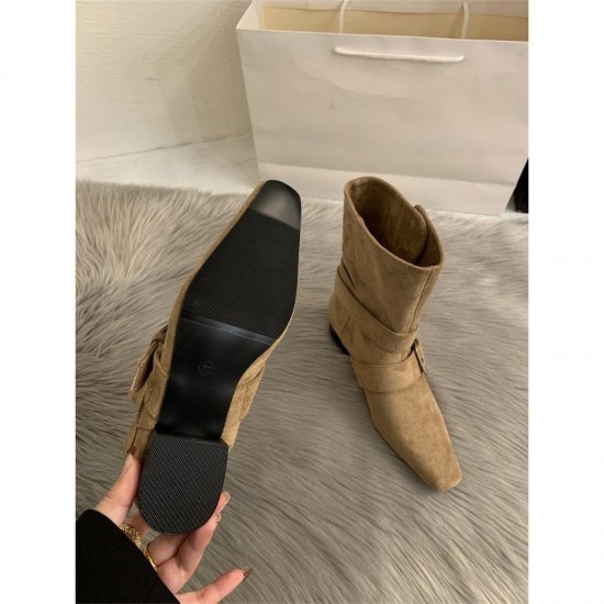 French retro low-heeled block-heeled bow Mary Janes Women's Spring/Autumn 2023 New Patent Leather Pumps