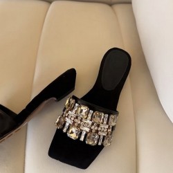 Nude women's spring pointed bow-tie pumps with open-toe heels.