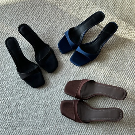 Women's nude high heels, soft leather stilettos, pointed toes, soft soles, French-style shoes with a gentle skirt-matching effect.