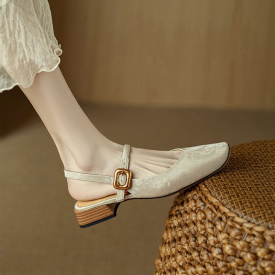 Stretchy slimming boots, thick-soled, height-enhancing boots for petite women, above-the-knee boots with a slimming, high-top biker boots