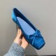 Women's slippers, new summer outdoor style, bow-tie, French-style, gentle, fairy-like, evening-style, kitten-heeled slippers.