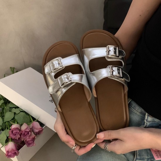Square-toed shaped-heel flip-flops for women, open-toed, high-end mules, elegant and outdoor high-heeled sandals.