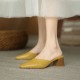 Petite height-enhancing wedge-heeled slippers for women, summer wearable with skirts (2025 new style).