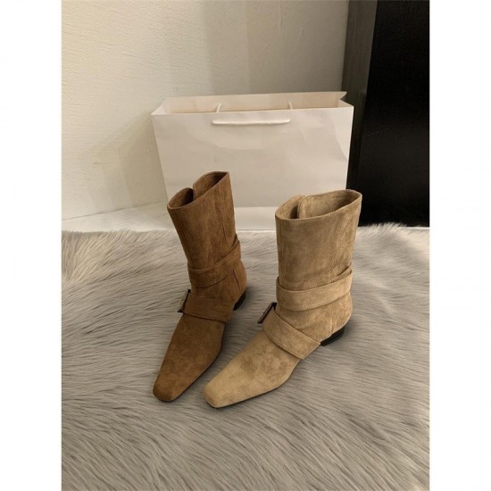 French retro low-heeled block-heeled bow Mary Janes Women's Spring/Autumn 2023 New Patent Leather Pumps